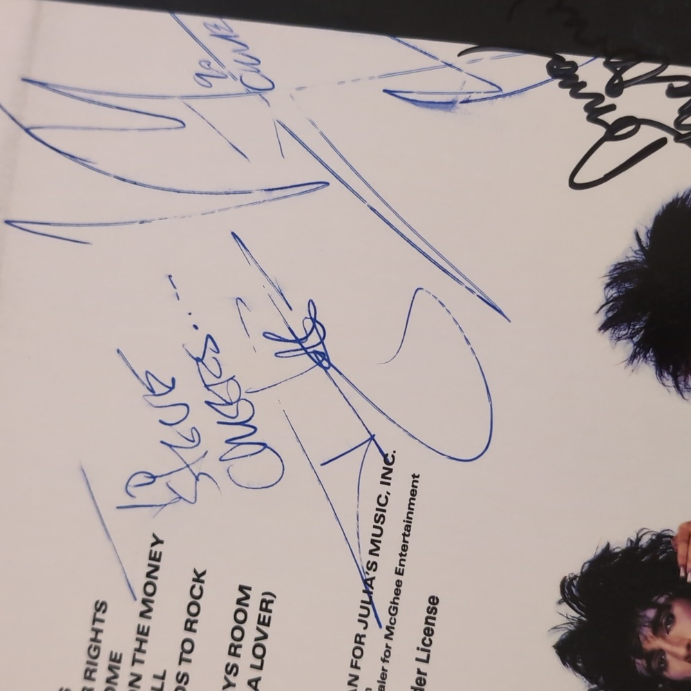 AUTHENTIC Autographed Vintage Motley Crew Theater Of Pain Vinyl LP - Picture 6 of 11